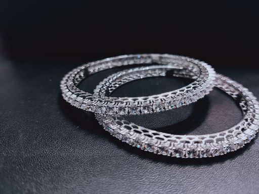 Sterling Silver Bangle Size-2/8