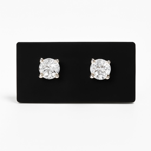 Stalin Silver Zircon Studs